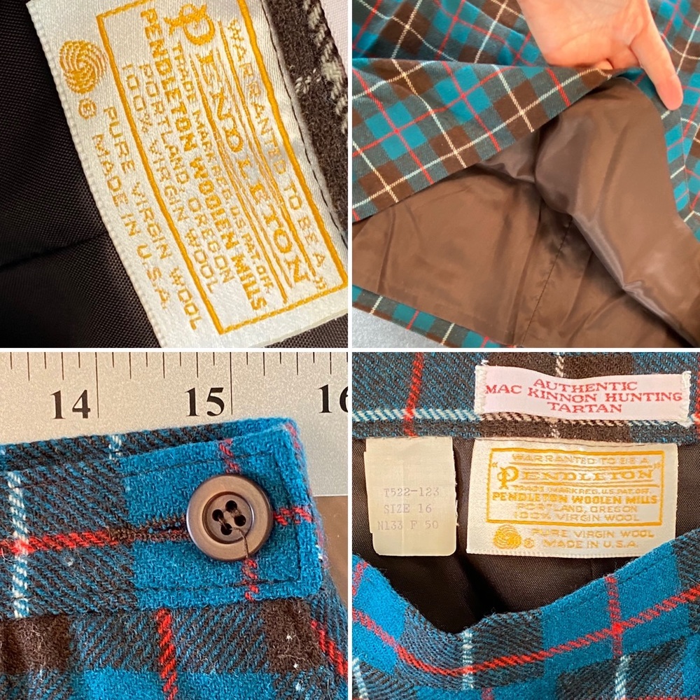 Pendleton Authentic Mac Kinnon Hunting Tartan Ski… - image 3